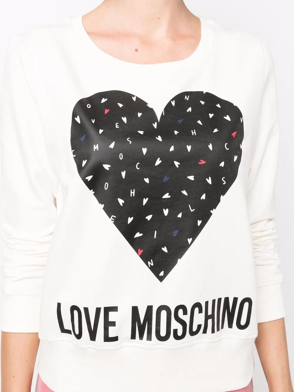 фото Love moschino толстовка с логотипом