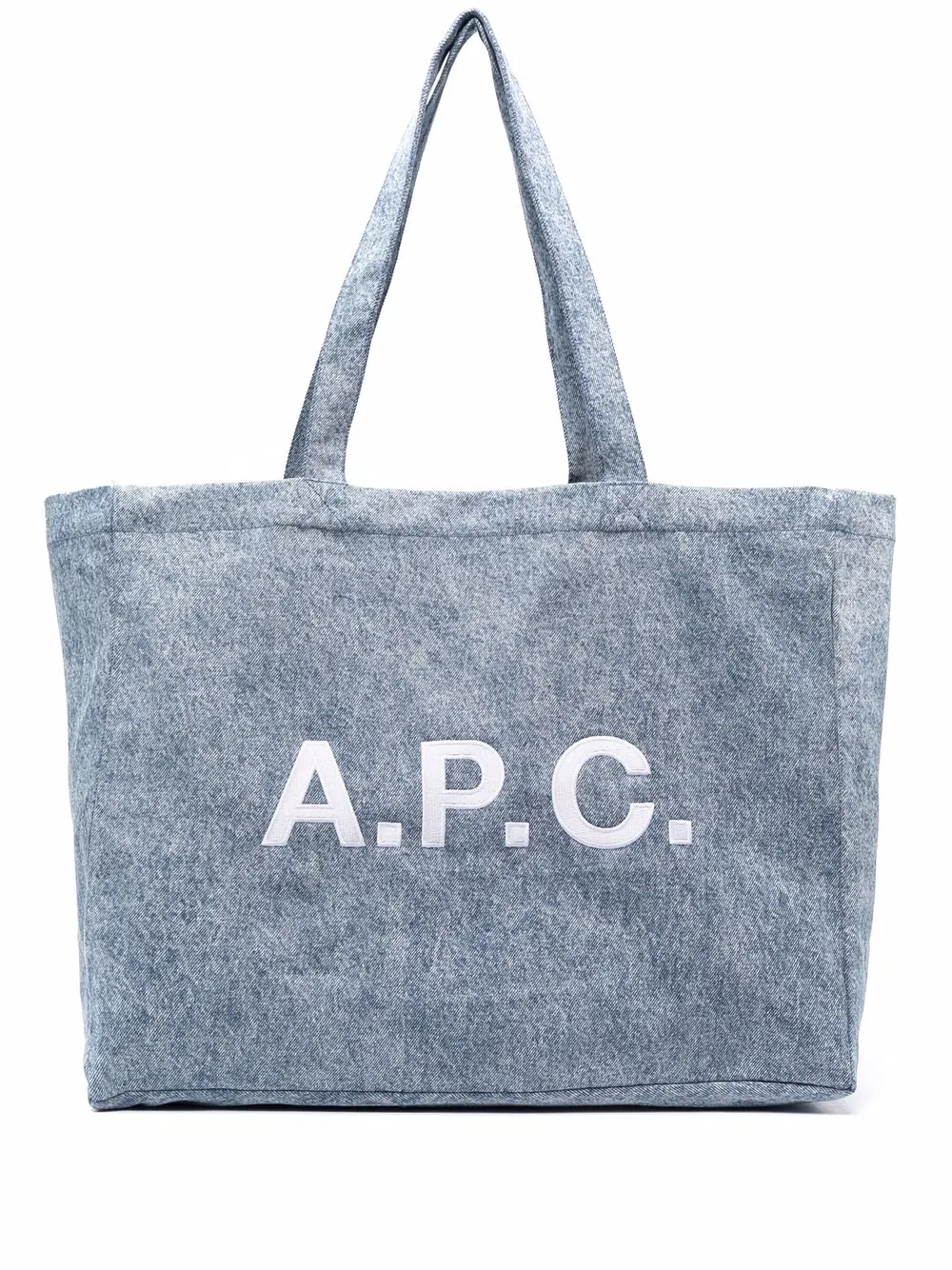 фото A.p.c. большая сумка-тоут с логотипом