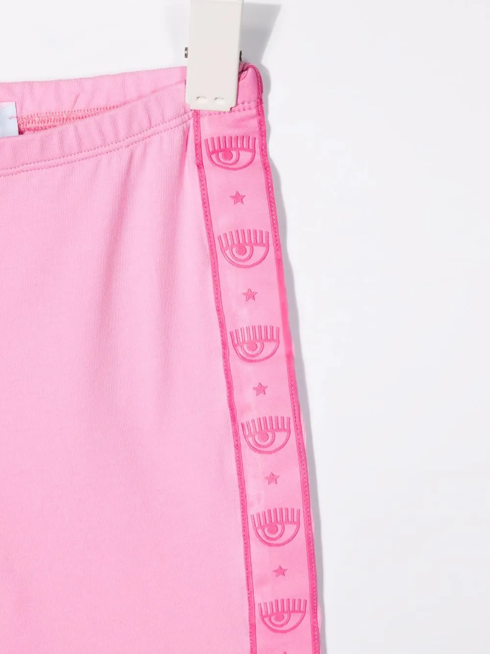 Chiara Ferragni Kids Legging met logoband - Roze