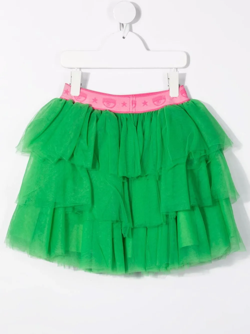 фото Chiara ferragni kids юбка из тюля с логотипом