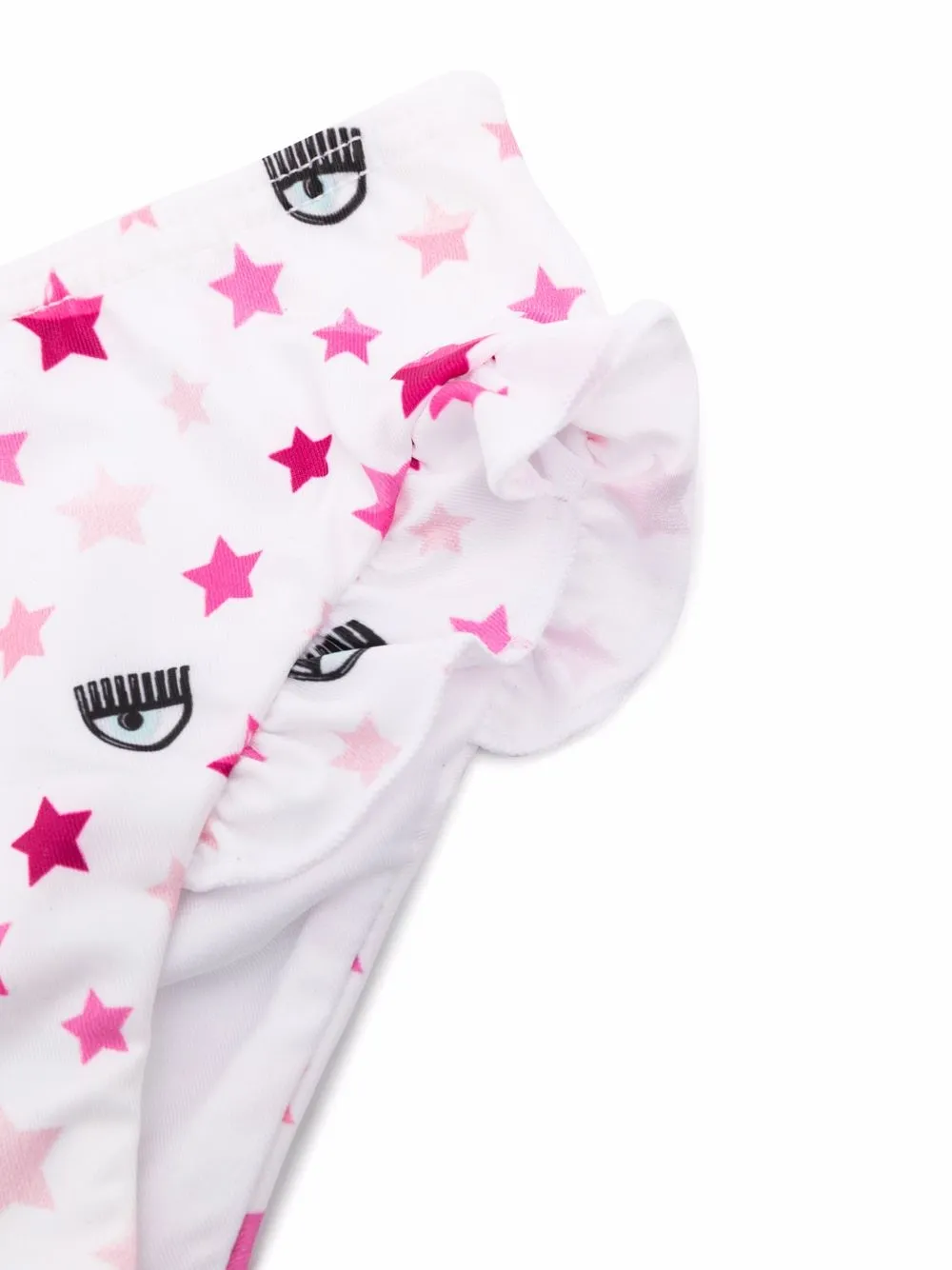 Chiara Ferragni Kids Bikini met logoprint - Wit