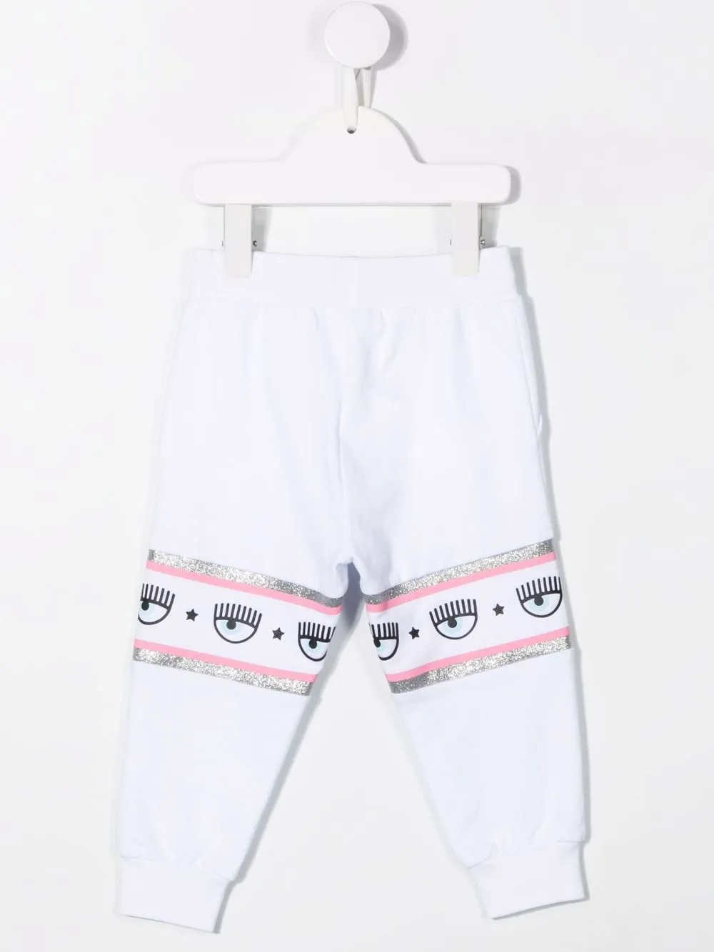 фото Chiara ferragni kids спортивные брюки с логотипом