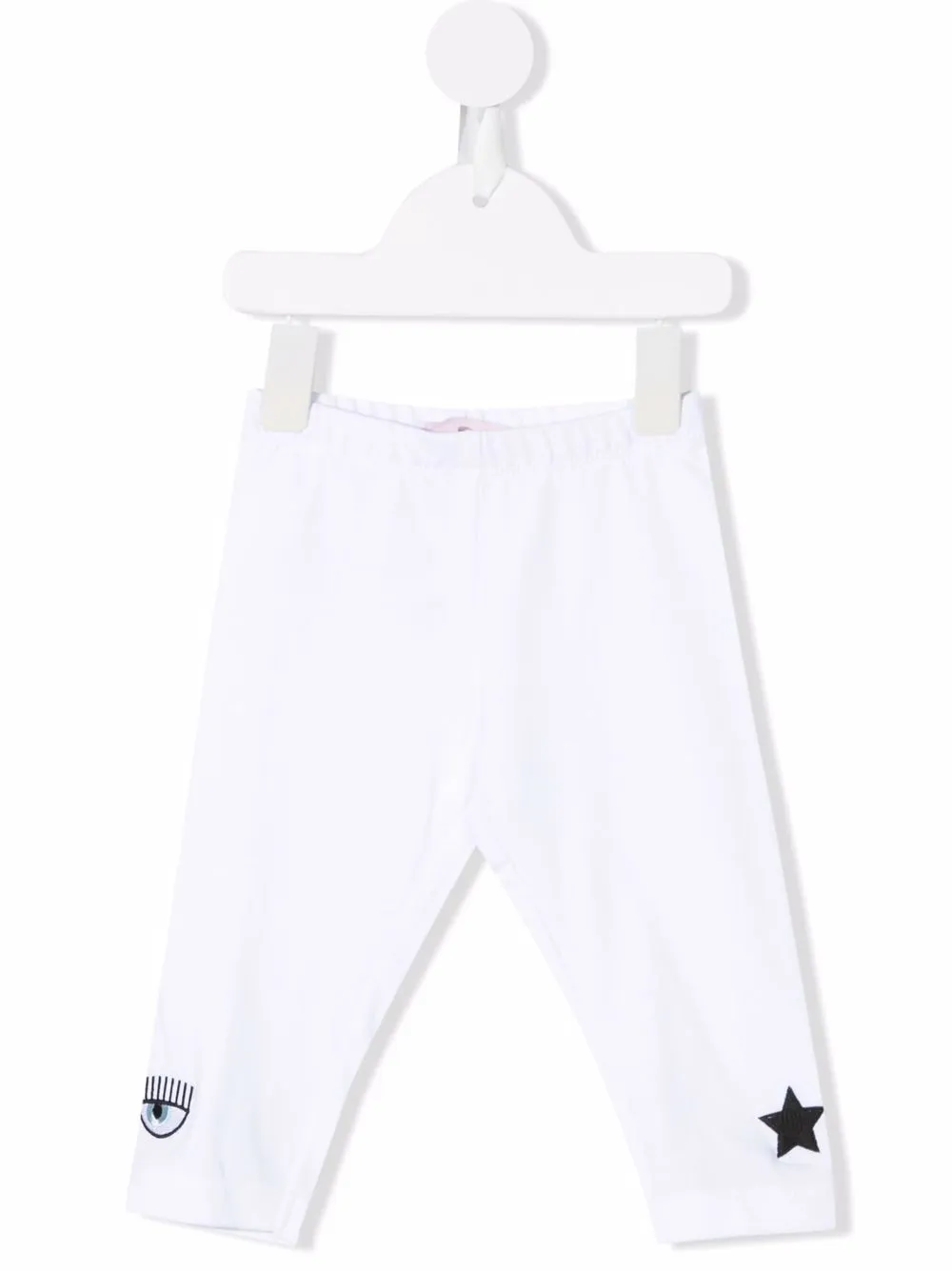 

Chiara Ferragni Kids leggins con logo estampado - Blanco