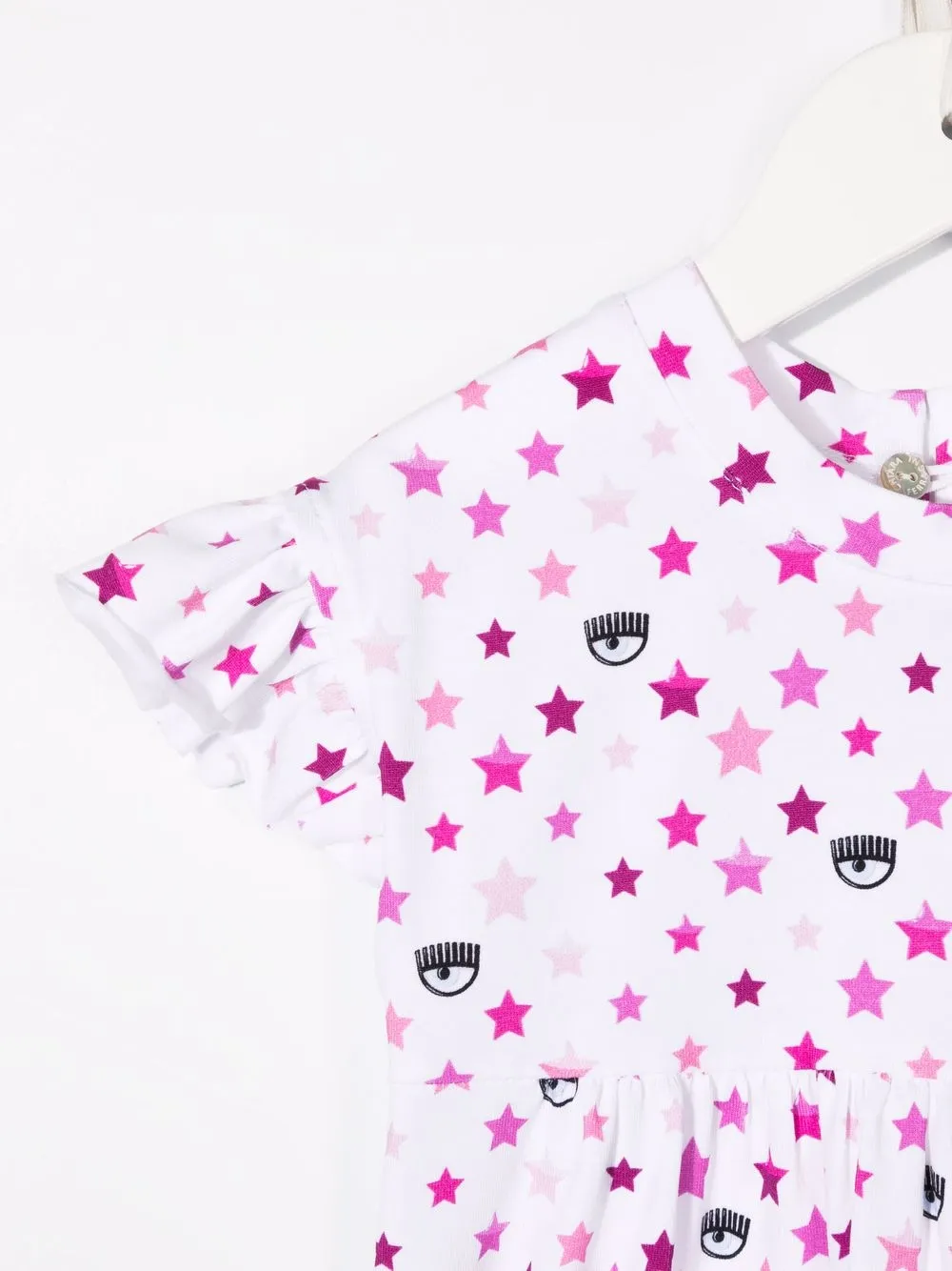 фото Chiara ferragni kids платье мини с логотипом