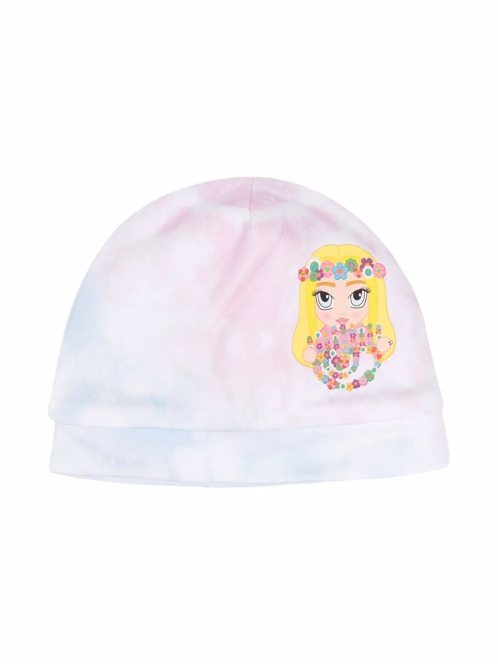 

Chiara Ferragni Kids gorro con motivo de caricatura - Rosado