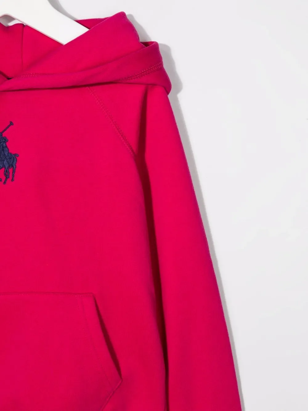 Polo Ralph Lauren Polo Pony-motif Cotton Hoodie In Pink