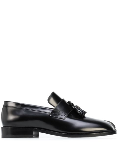 Maison Margiela Tabi tassel-detail leather loafers Men