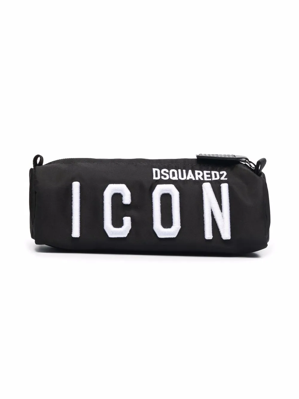 

Dsquared2 Kids bolsa con logo bordado y cierre - Negro