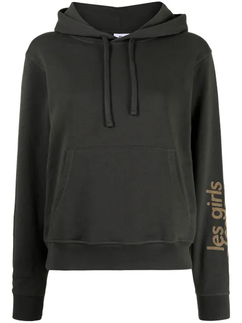 Les Girls Les Boys logo-print pullover hoodie
