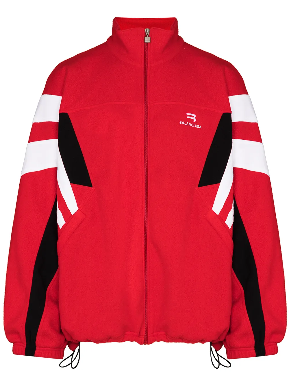 Balenciaga red hot sale track jacket