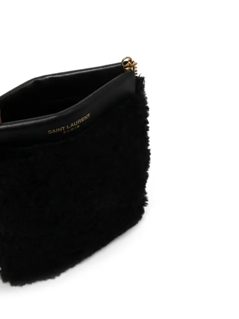 saint laurent mini pac pac in shearling and lambskin