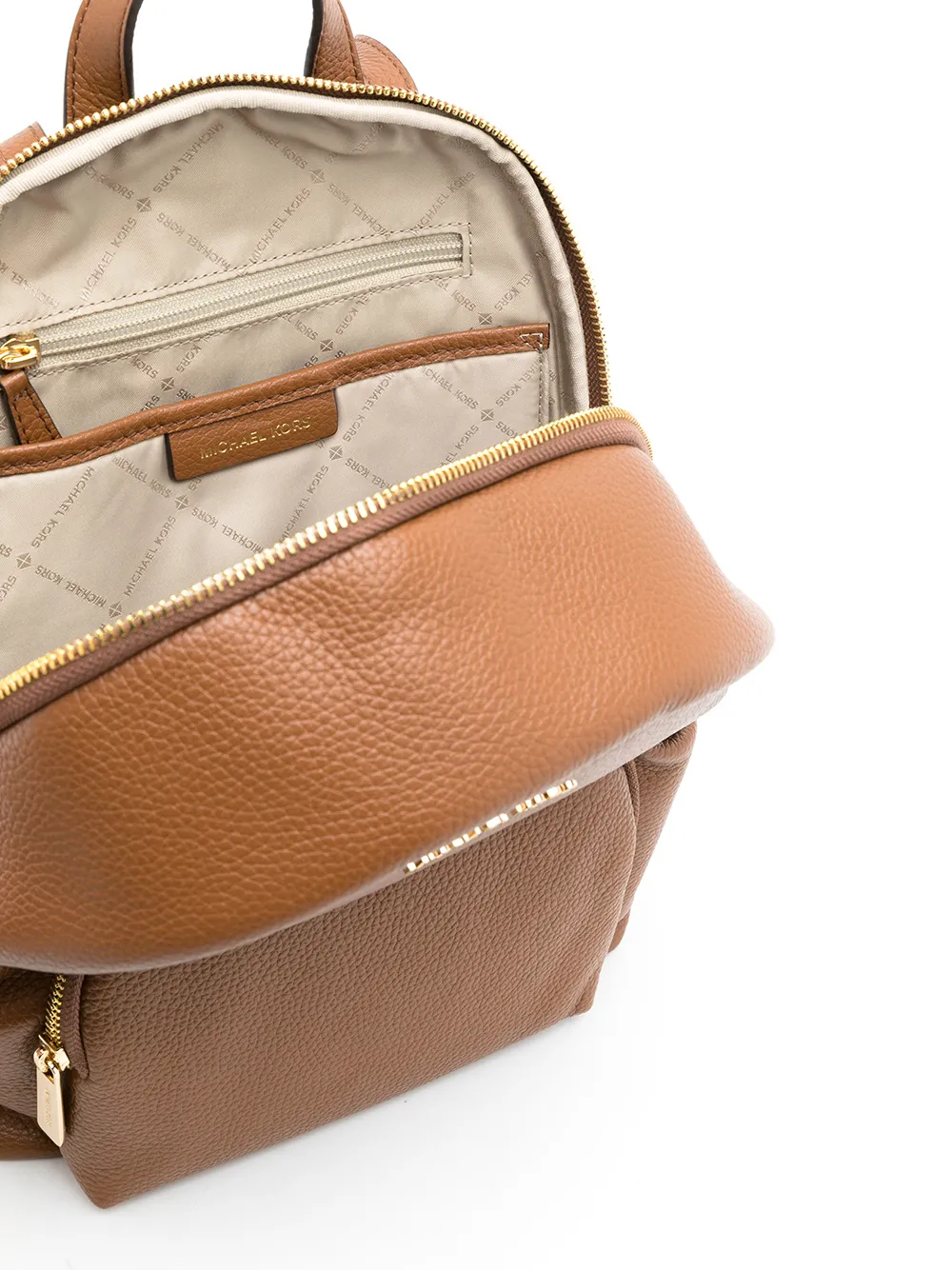 Michael Kors Erin leren rugzak Bruin