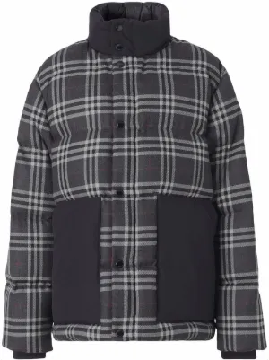 burberry check jacket mens