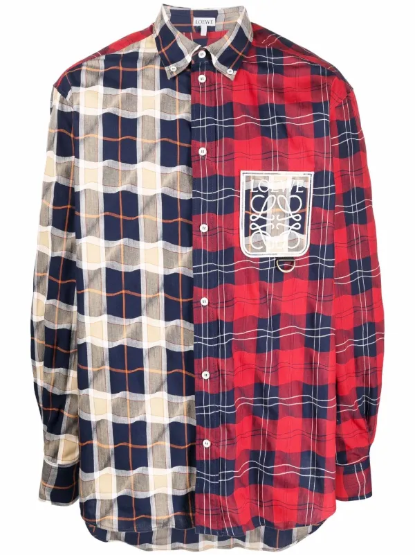 loewe patchwork shirt