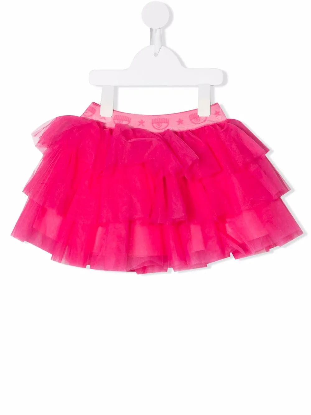 фото Chiara ferragni kids юбка из тюля с логотипом