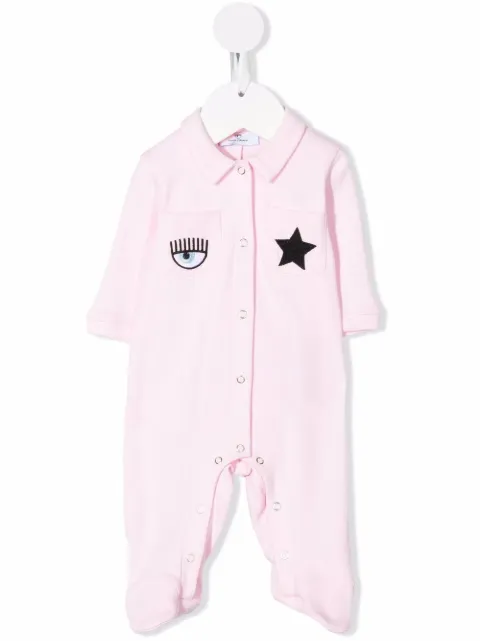Chiara Ferragni Kids بيجامة بطبعة شعار الماركة