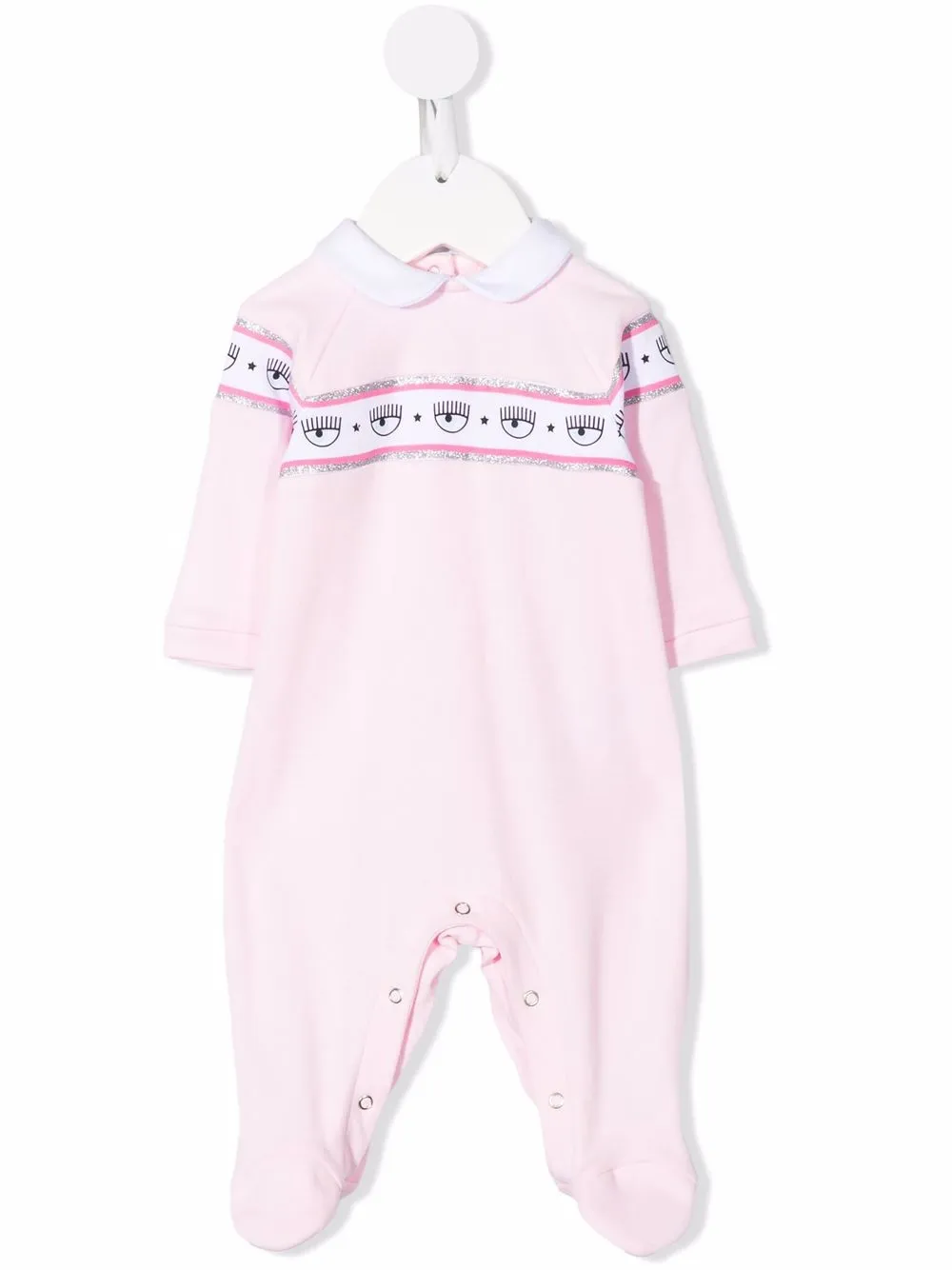 

Chiara Ferragni Kids pijama con logo estampado - Rojo