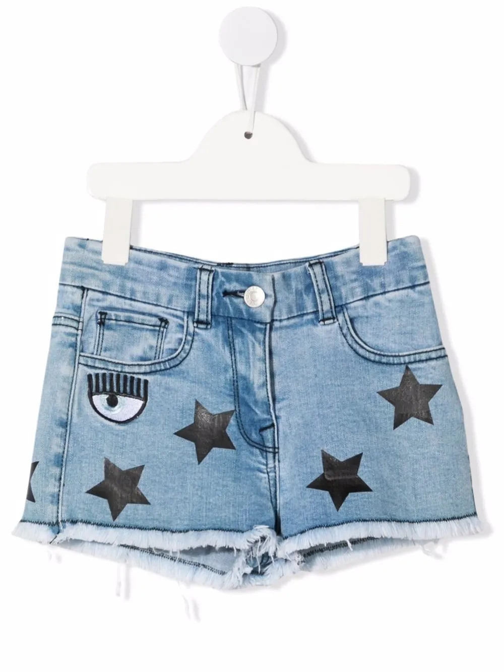 star-print denim shorts | Chiara 