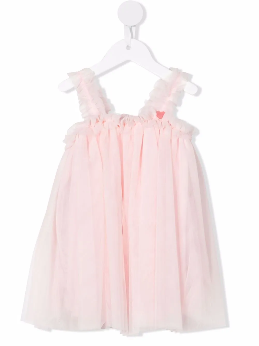

Monnalisa ruched tulle dress - Pink