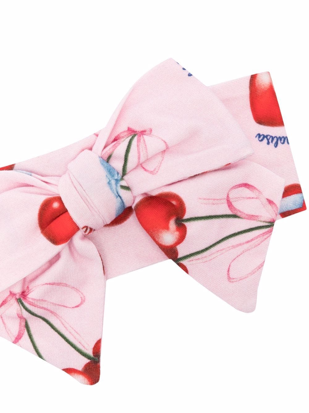 Image 2 of Monnalisa cherry print bow headband