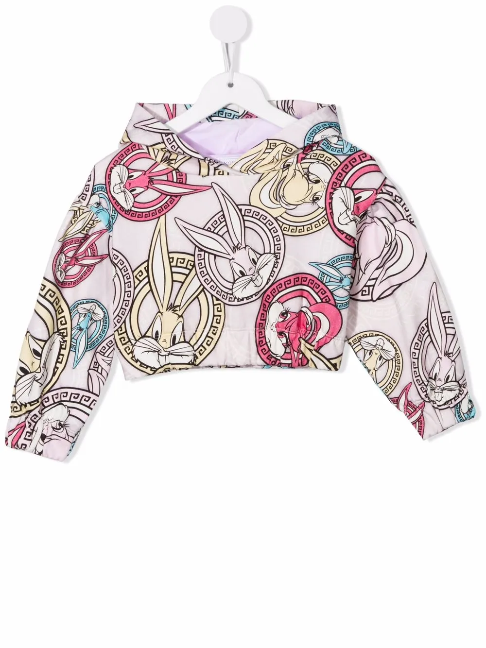 

Monnalisa hoodie con estampado Bugs Bunny - Rosado