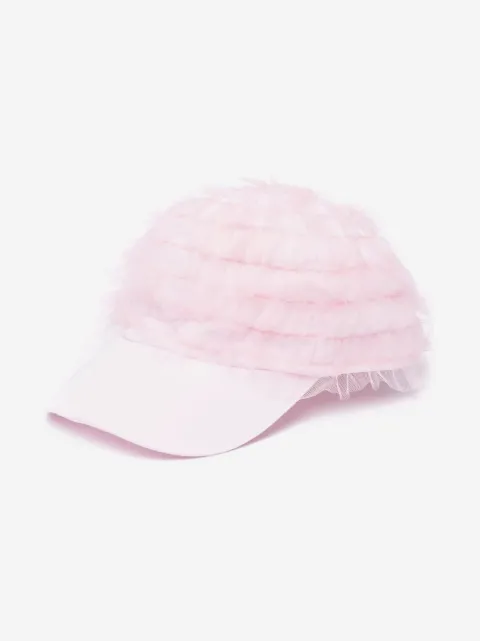 Monnalisa ruffled baseball cap 