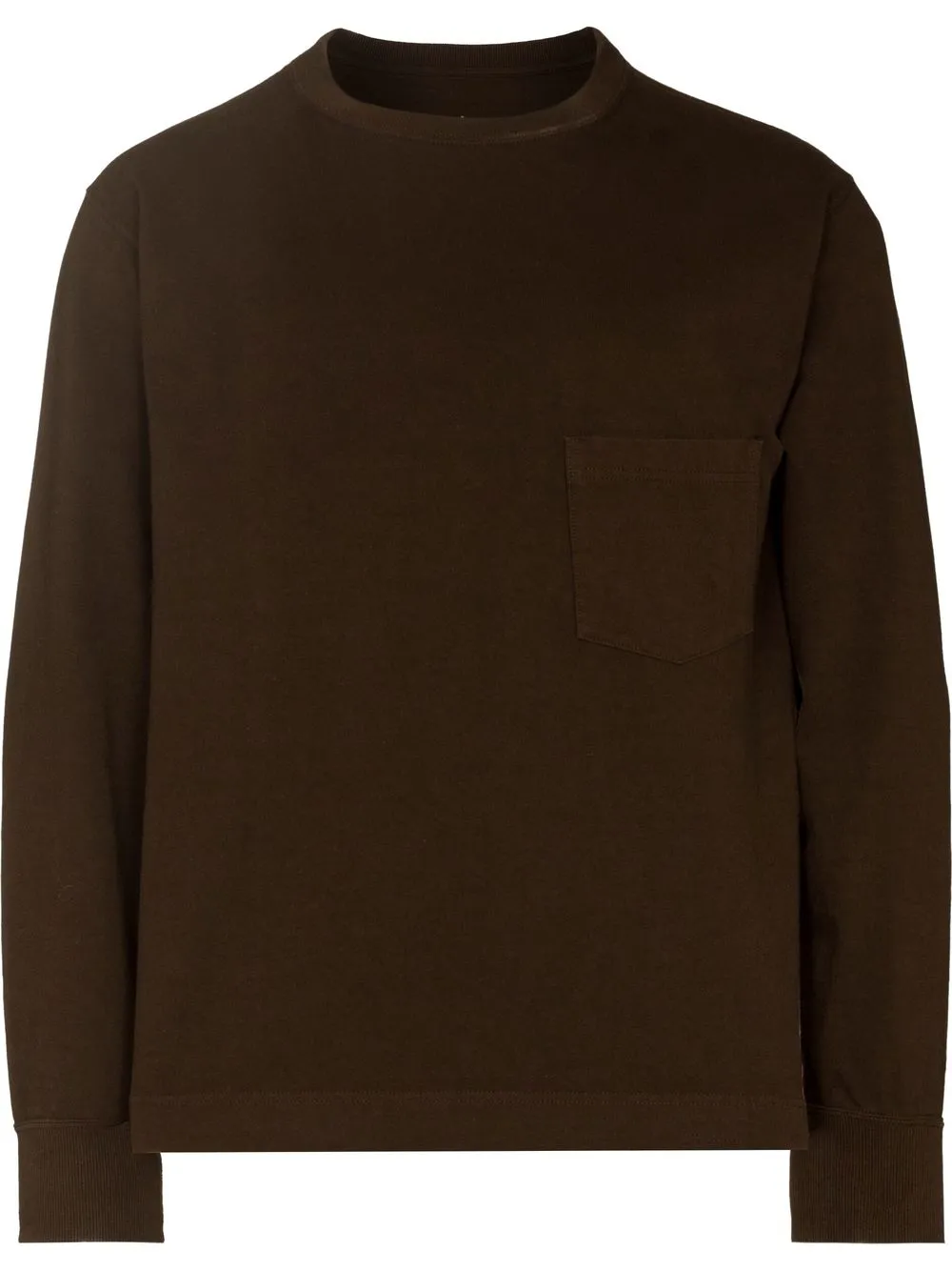 

Snow Peak crew neck knitted jumper - Brown