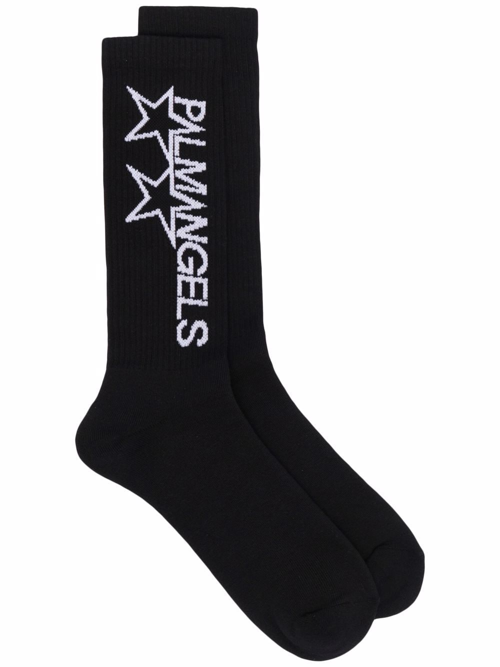 intarsia-logo socks