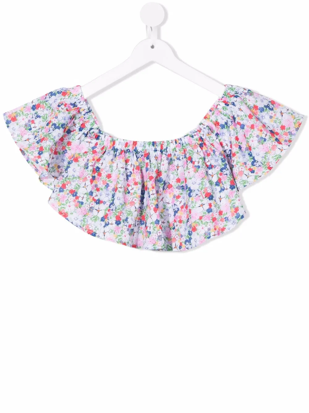 

Monnalisa blusa con estampado floral - Azul