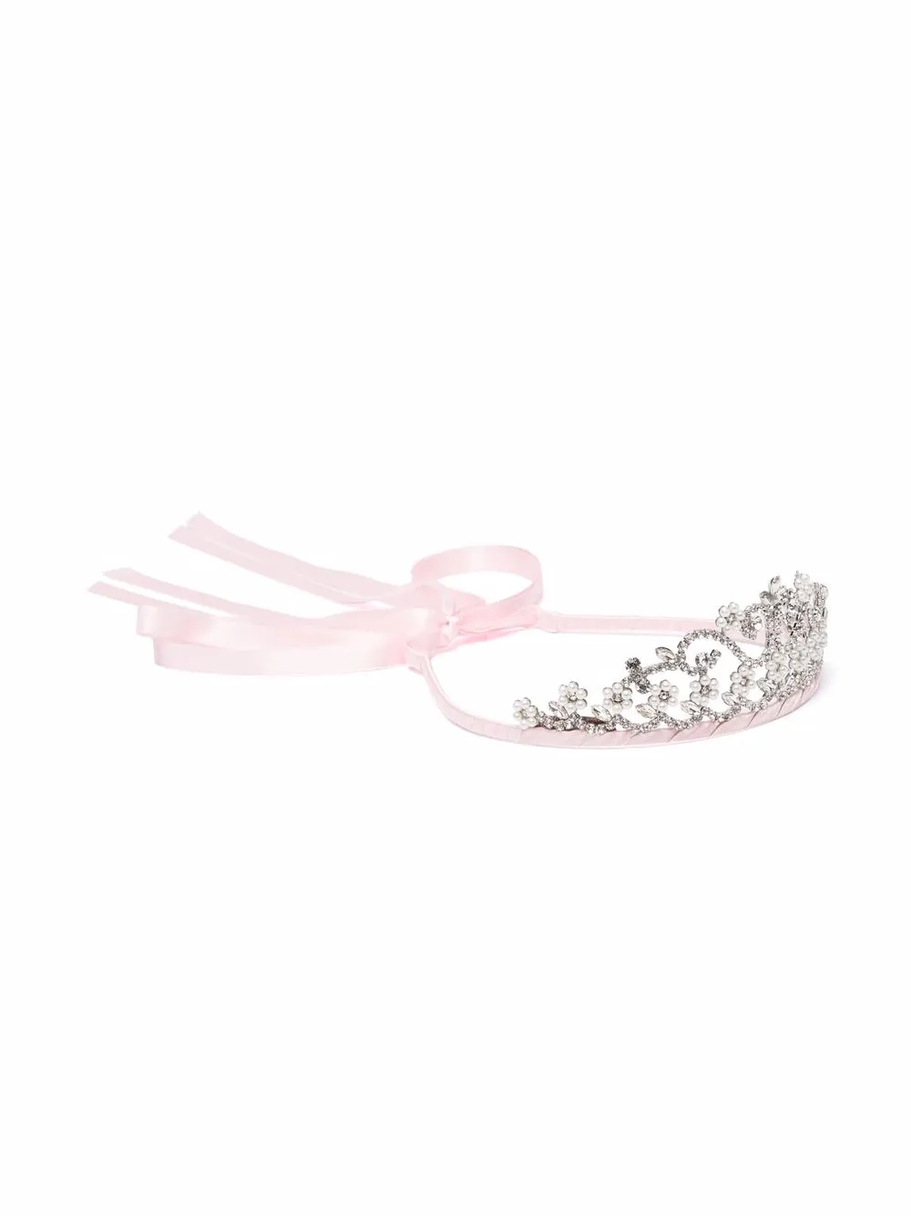 

Monnalisa diadema con apliques de strass - Rosado