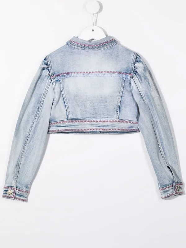 Monnalisa ビジュートリム デニムジャケット 通販 - FARFETCH