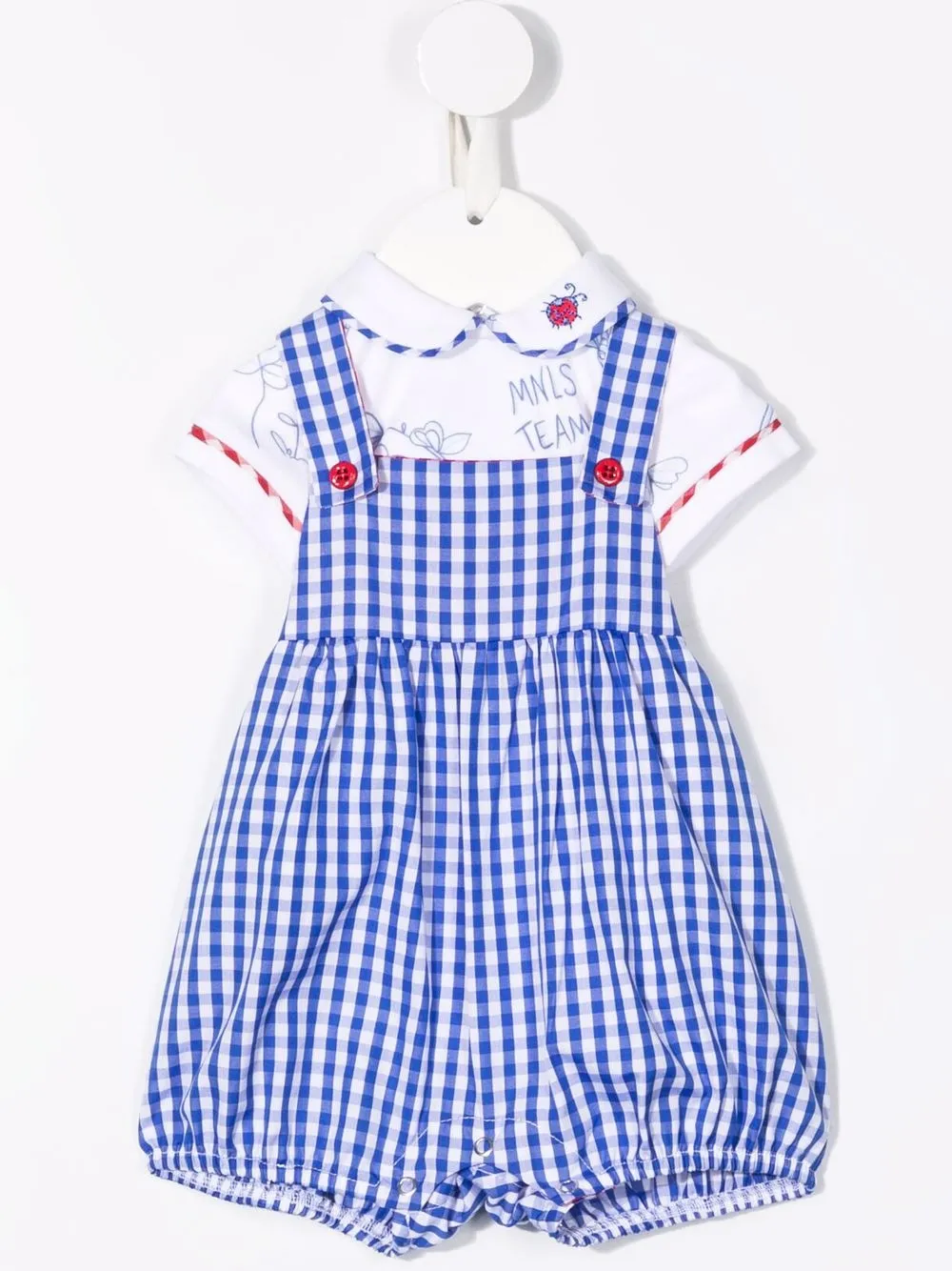 Monnalisa Driedelige babypakjes set - Blauw