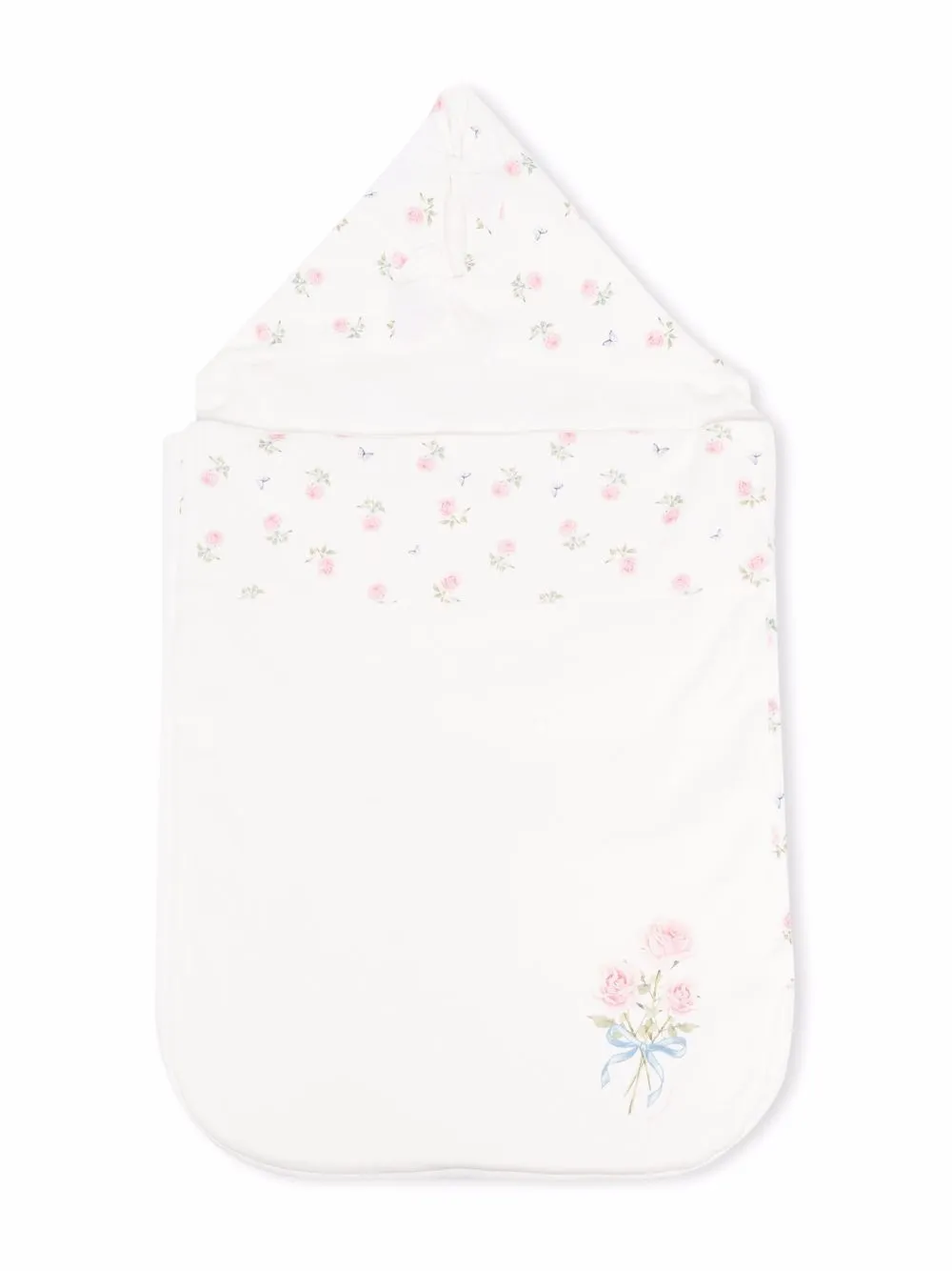 

Monnalisa floral print cotton sleep bags - White