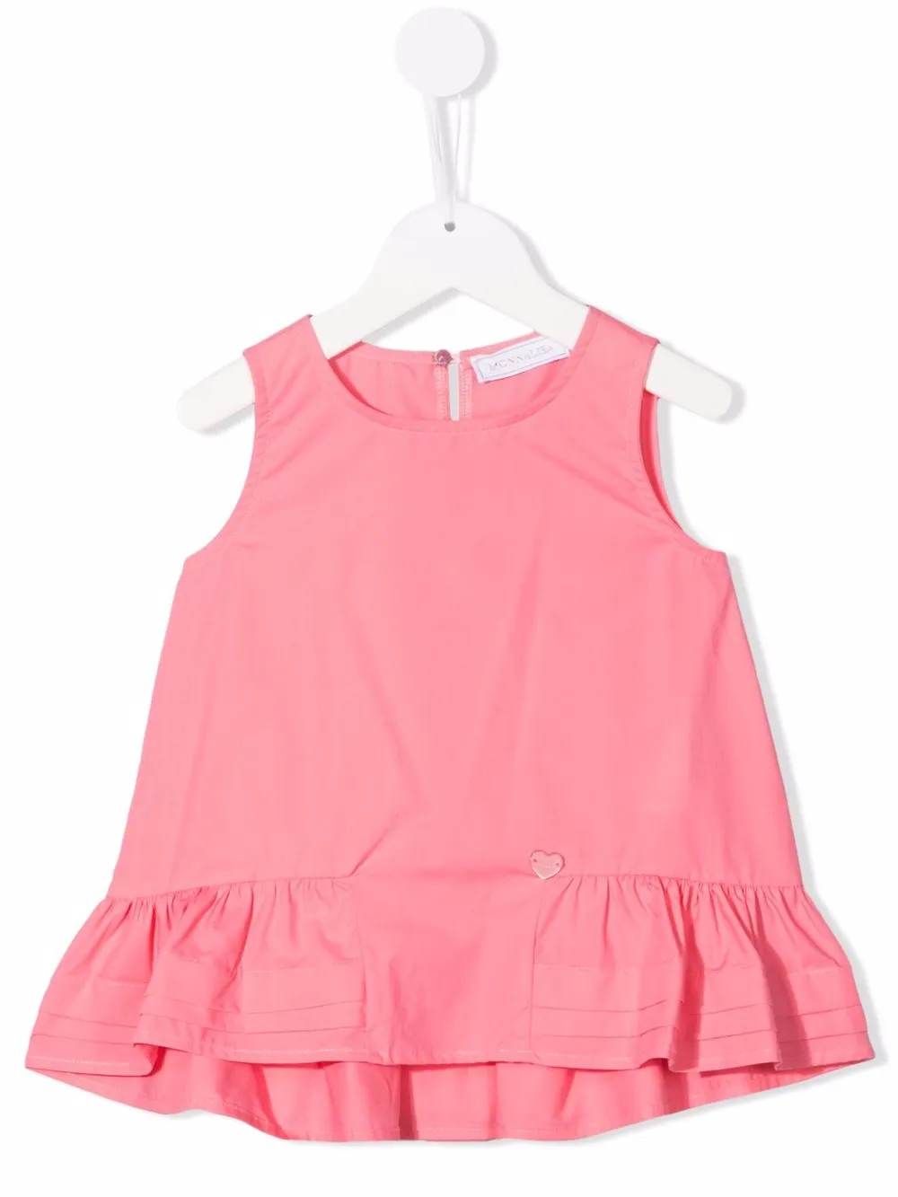 

Monnalisa ruffle-hem vest - Pink