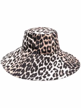 GANNI leopard-print Bucket Hat - Farfetch
