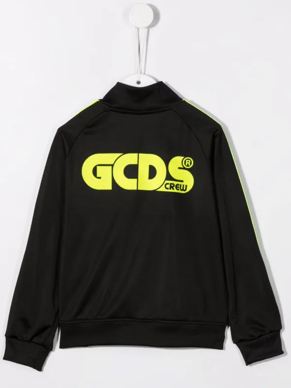Gcds Kids logo-print Track Jacket | Black | FARFETCH