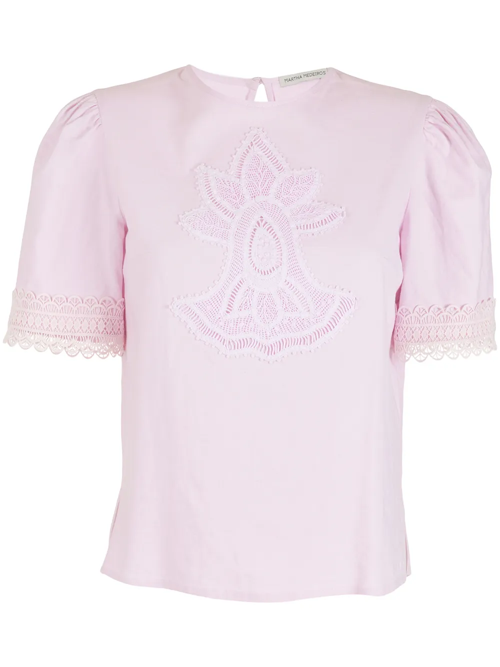 

Martha Medeiros Stefany embroidered blouse - Rosado