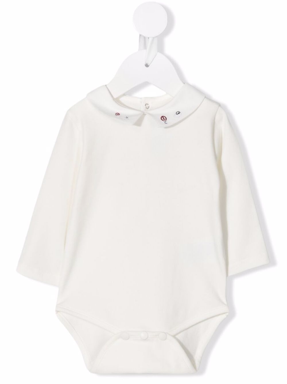 

Tartine Et Chocolat body manga larga con cuello - Blanco