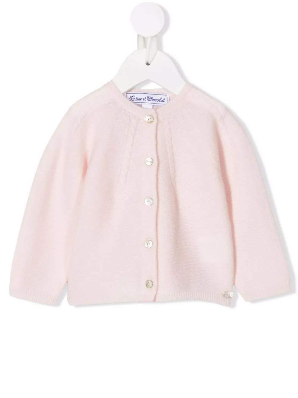 

Tartine Et Chocolat buttoned-up cashmere cardigan - Rosado
