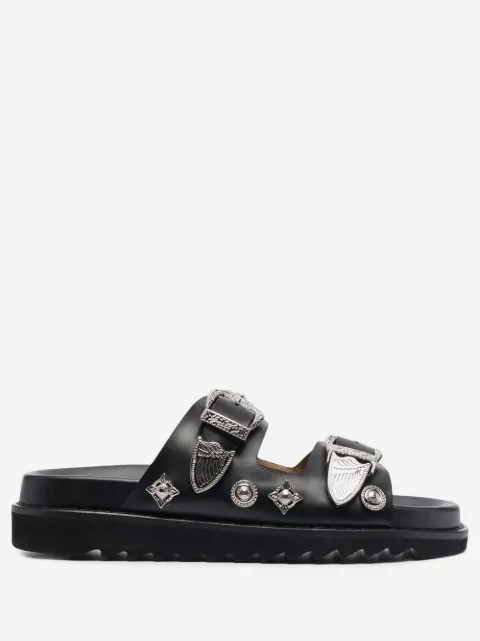 Toga Pulla side-buckle sandals