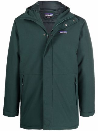 Shop Patagonia chest logo-patch coat with Express Delivery - FARFETCH