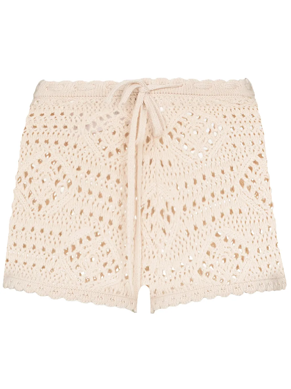 

Saint Laurent shorts con cordones en la pretina - Neutro