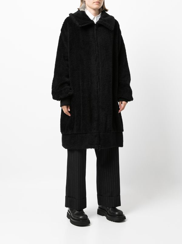 Yohji Yamamoto Oversized Wool Coat - Farfetch