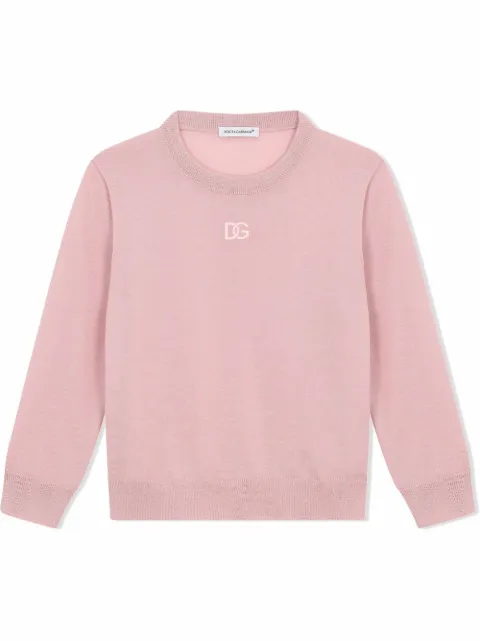 Dolce & Gabbana Kids DG-logo cashmere jumper