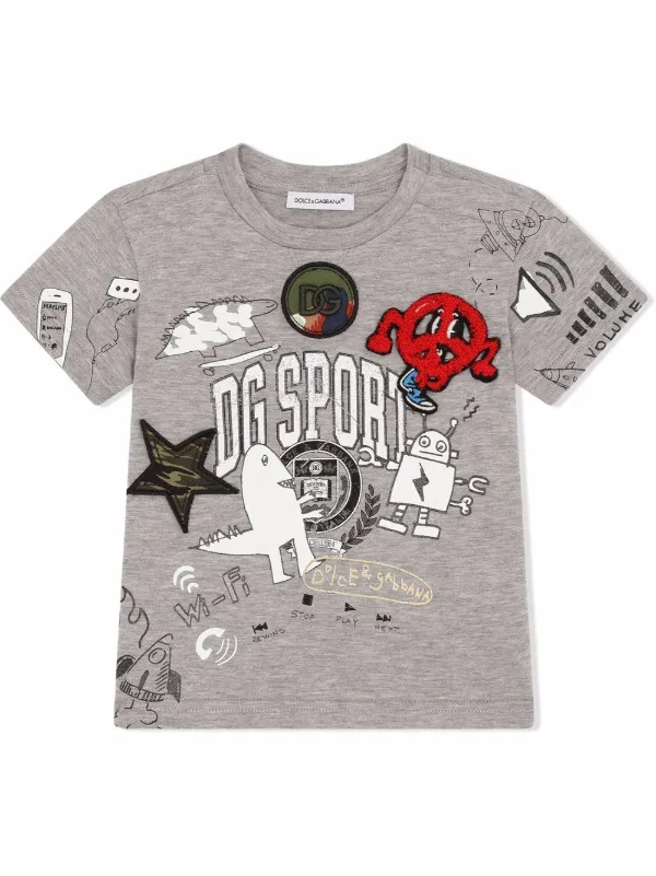 Dolce & Gabbana Kids ドルチェ＆ガッバーナキッズ DG Sport Tシャツ