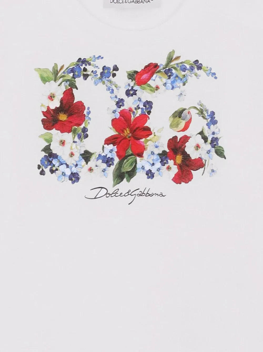 фото Dolce & gabbana kids футболка с логотипом