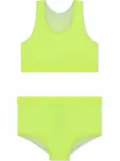 Dolce & Gabbana Kids cropped sleeveless tankini - Yellow