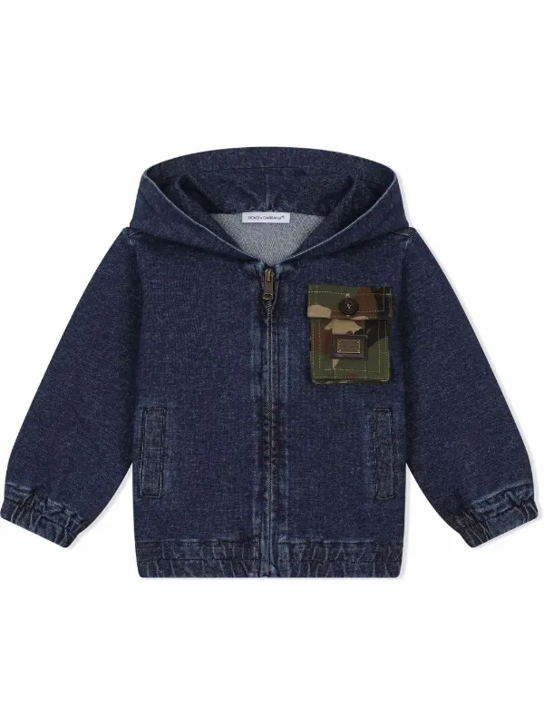 Shop Dolce \u0026 Gabbana Kids zip-front 