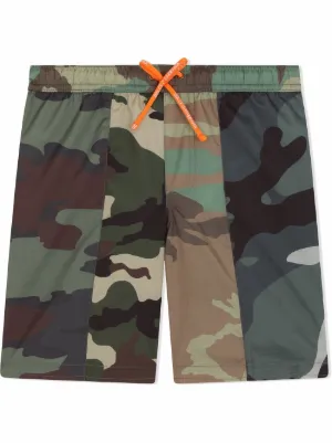 camo swim shorts women