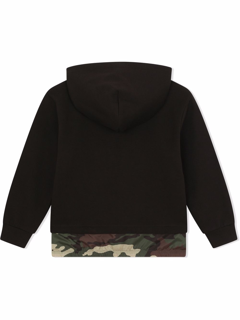 Dolce & Gabbana Kids Hoodie met camouflageprint - Zwart